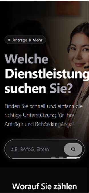 Infinity Dienstleistung mobile